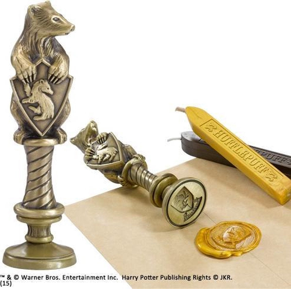 Warner bros Harry Potter hufflepuff wax seal