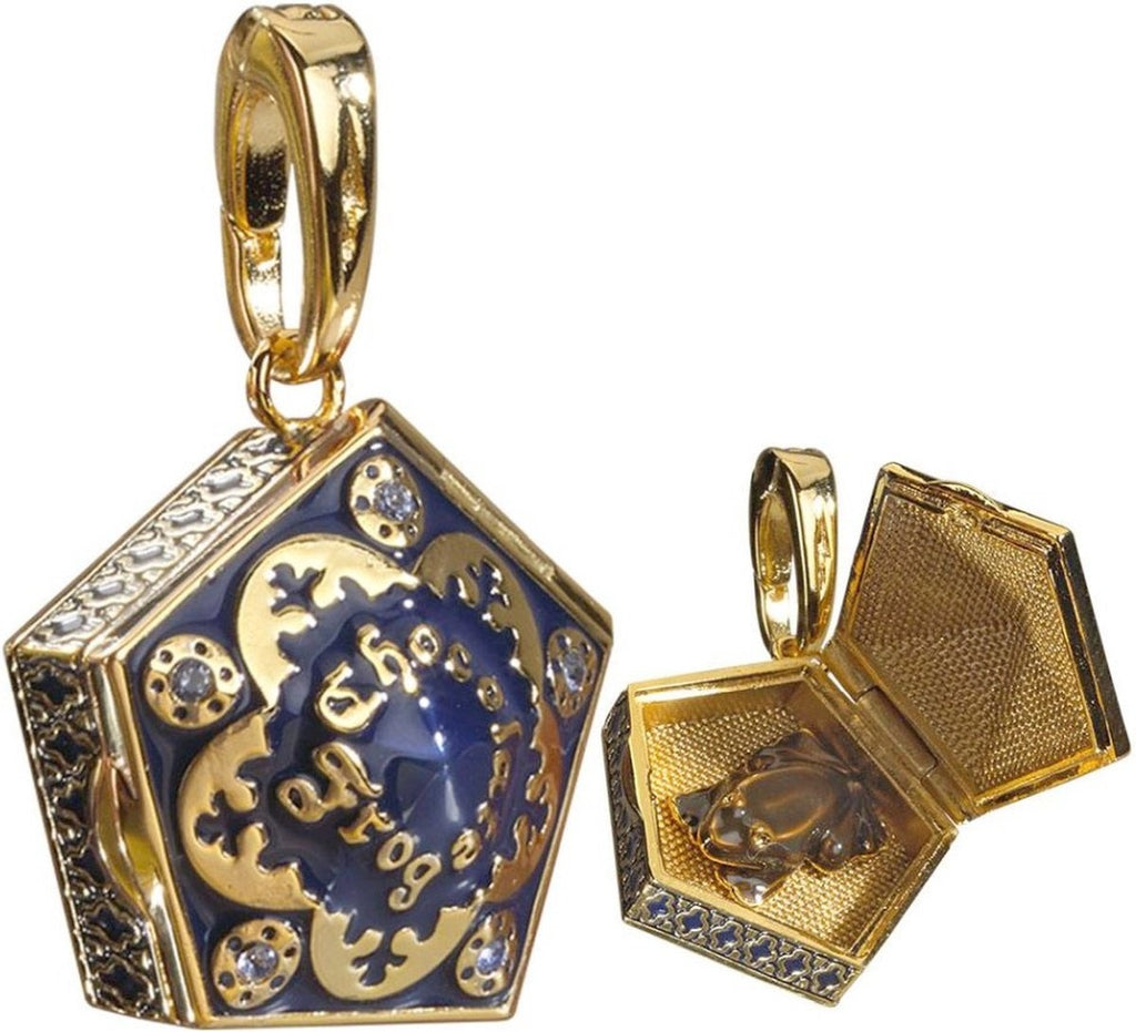 The Noble Collection Harry Potter – lumos chocolate frog bedel – goudkleurig