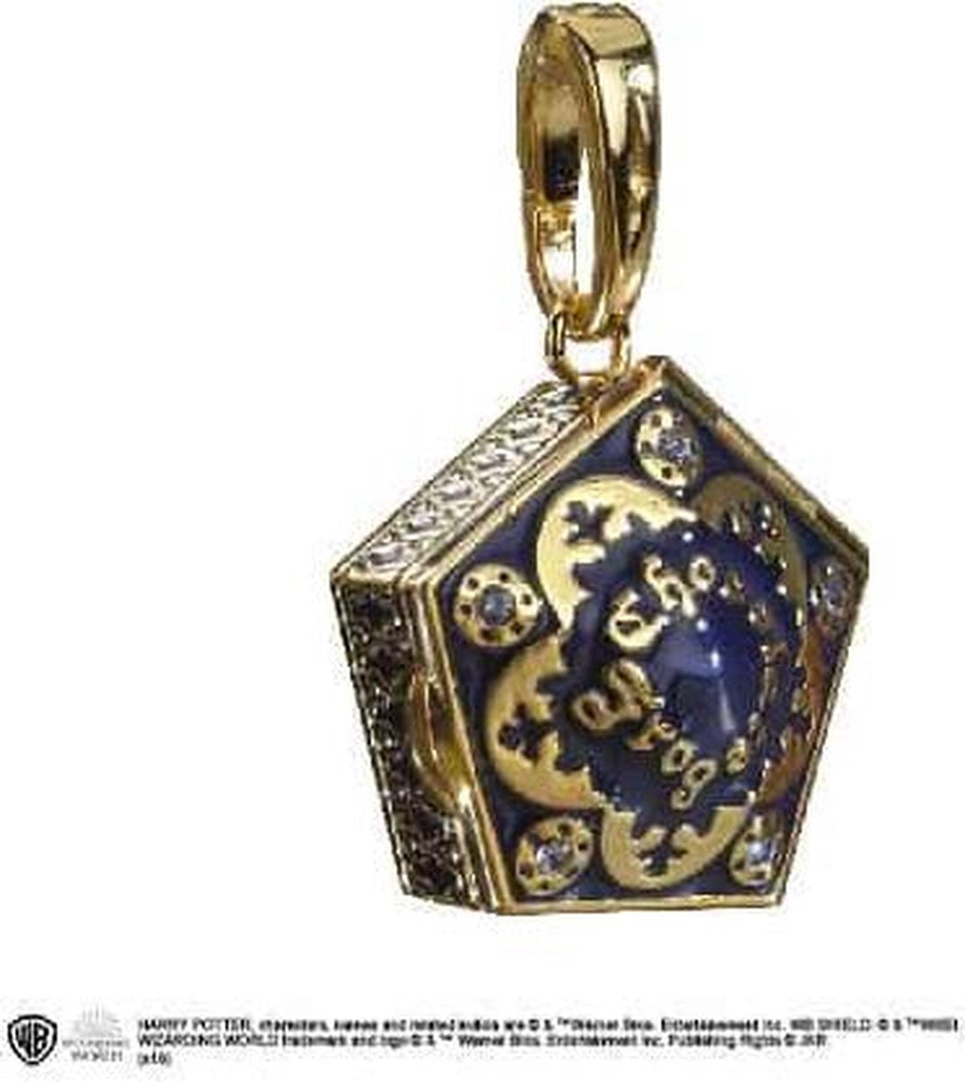 The Noble Collection Harry Potter – lumos chocolate frog bedel – goudkleurig
