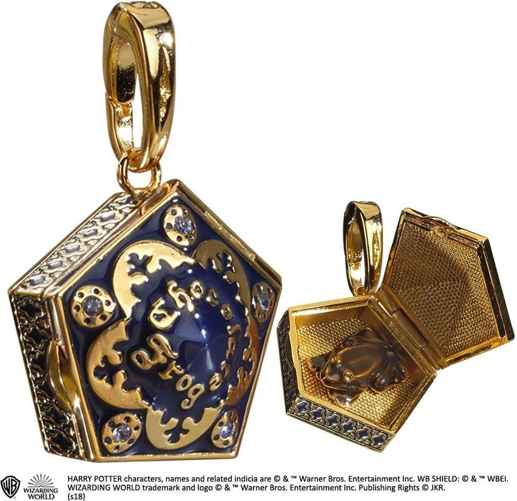 The Noble Collection Harry Potter – lumos chocolate frog bedel – goudkleurig