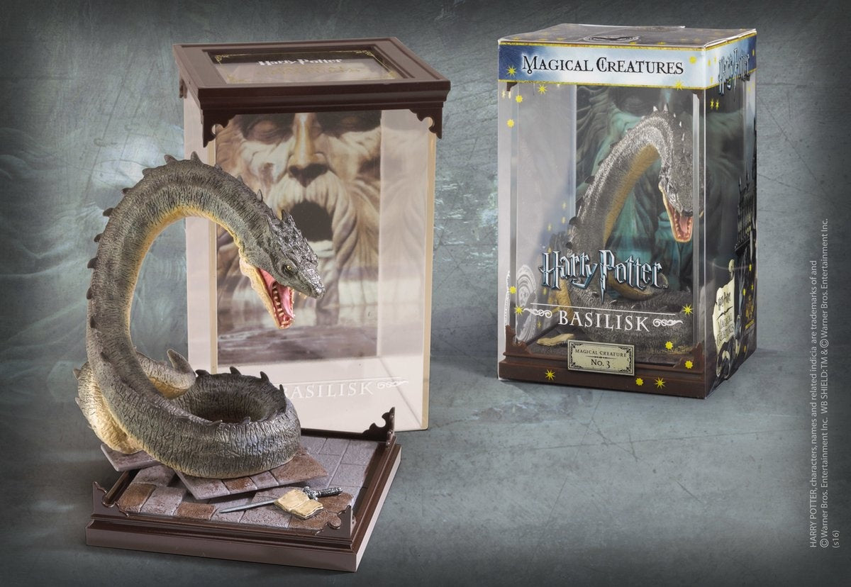 The Noble Collection Harry Potter – magical creatures figuur – basilisk
