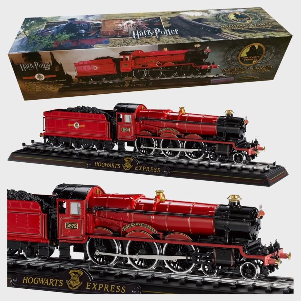 Hp-hogwarts express die cast train model and base (NN7982)