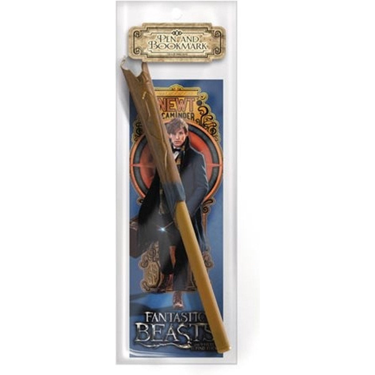 Fantastic Beasts newt's bookmark and pen set