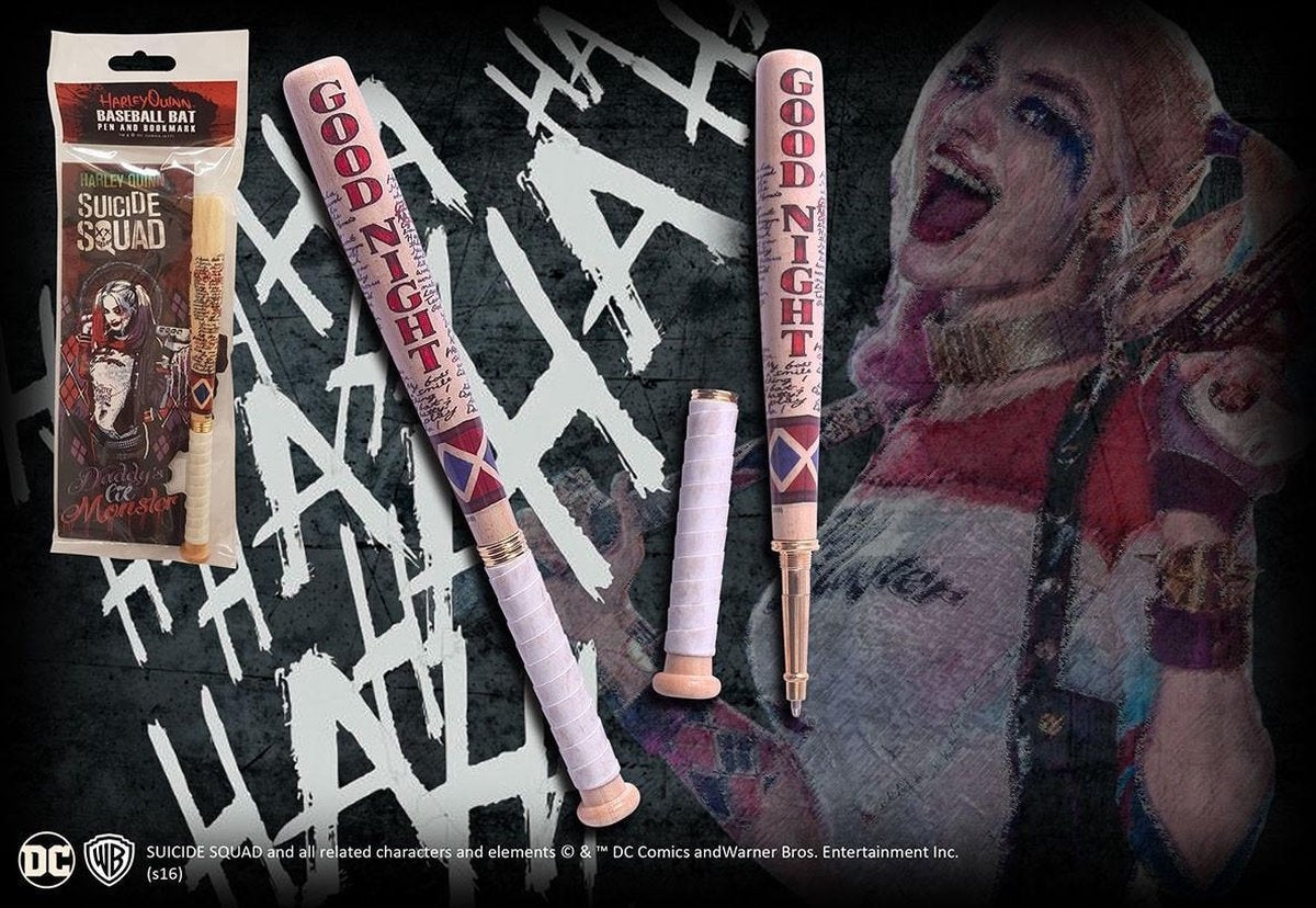 The Noble Collection suicide squad pen harley quinn's good night bat