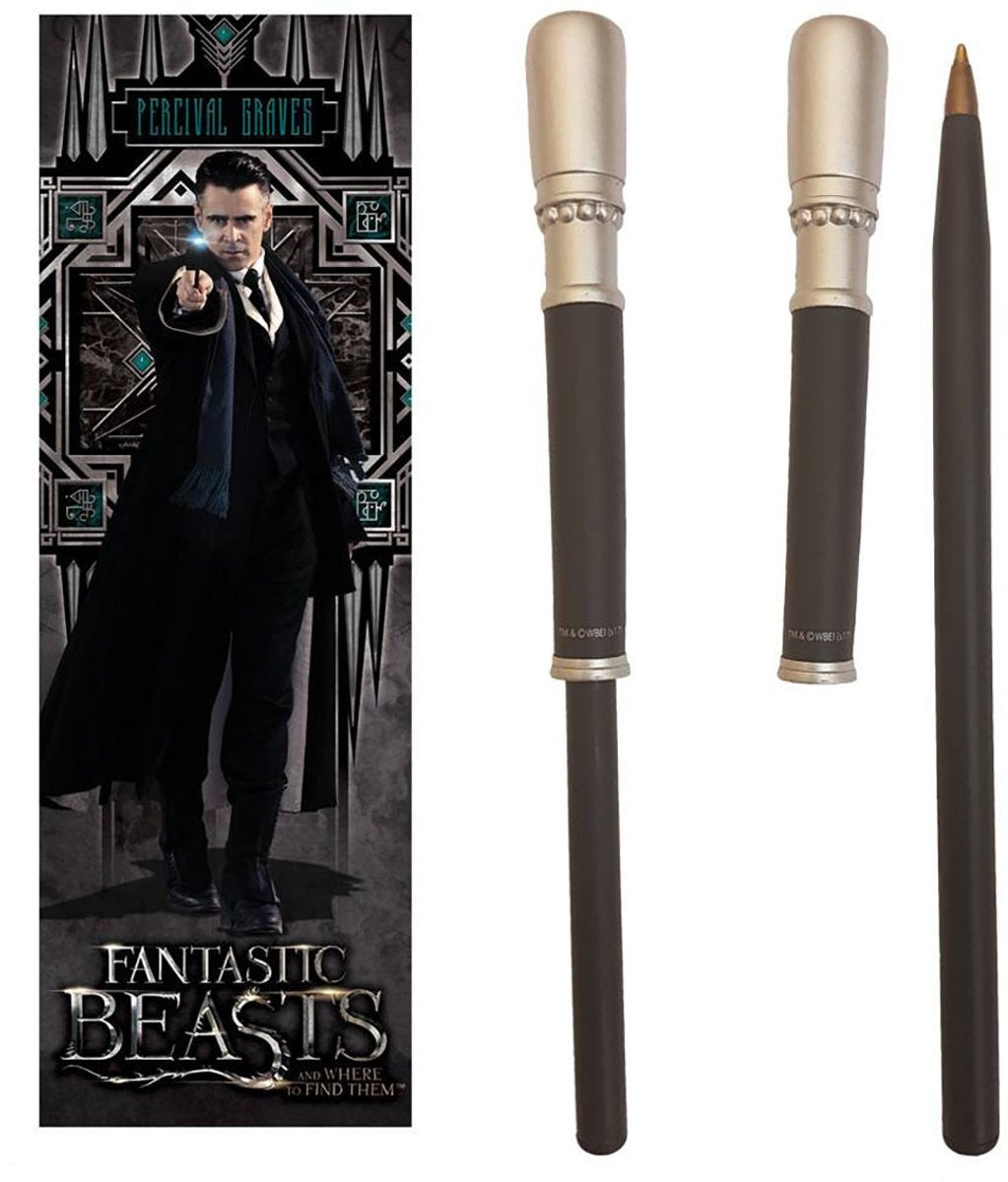 Percival graves wand pen & bookmark