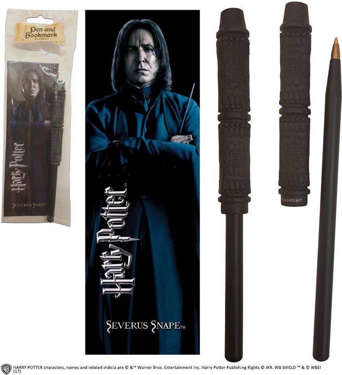 The Noble Collection toverstaf Harry Potter: snape wand and bookmark