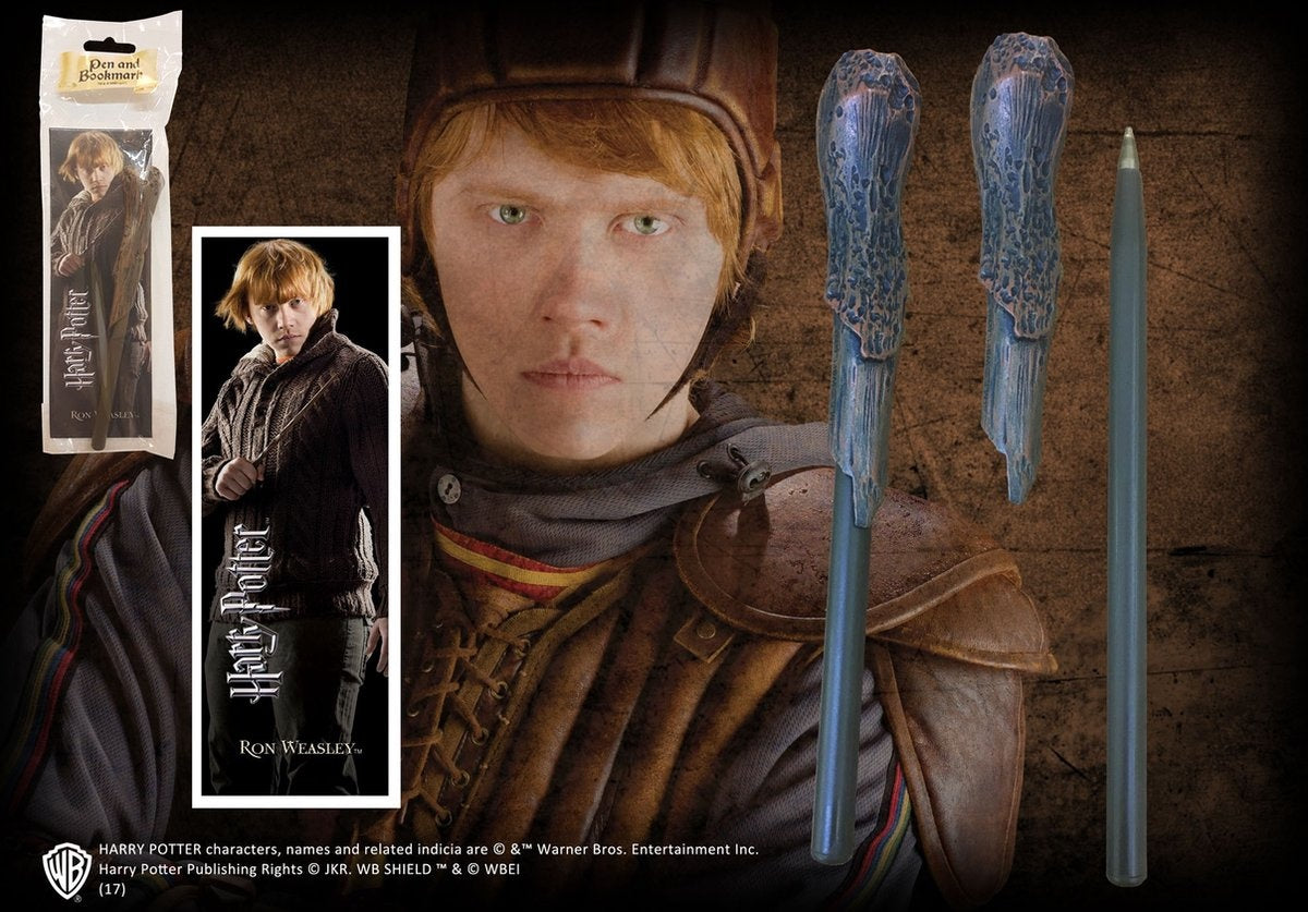 Harry Potter: ron weasley wand pen and bookmark