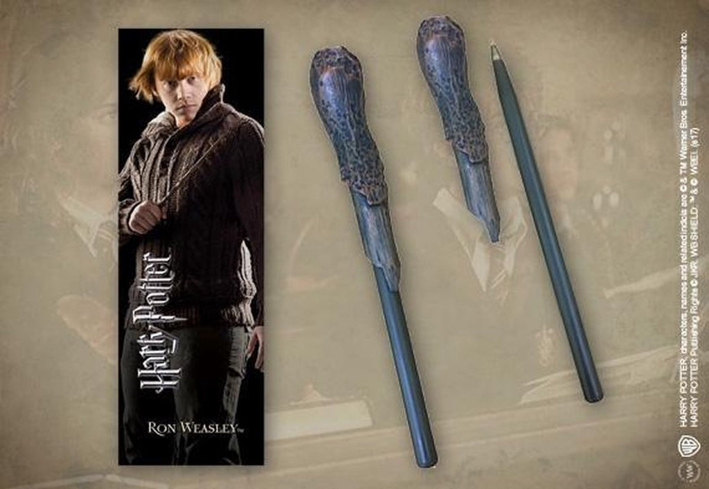 Harry Potter: ron weasley wand pen and bookmark