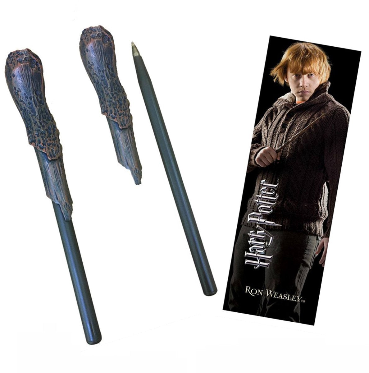 Harry Potter: ron weasley wand pen and bookmark