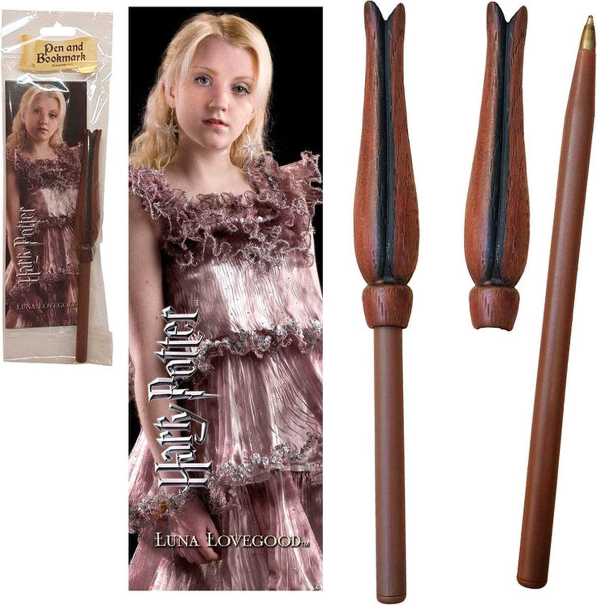 The Noble Collection Harry Potter pen en bladwijzerset luna