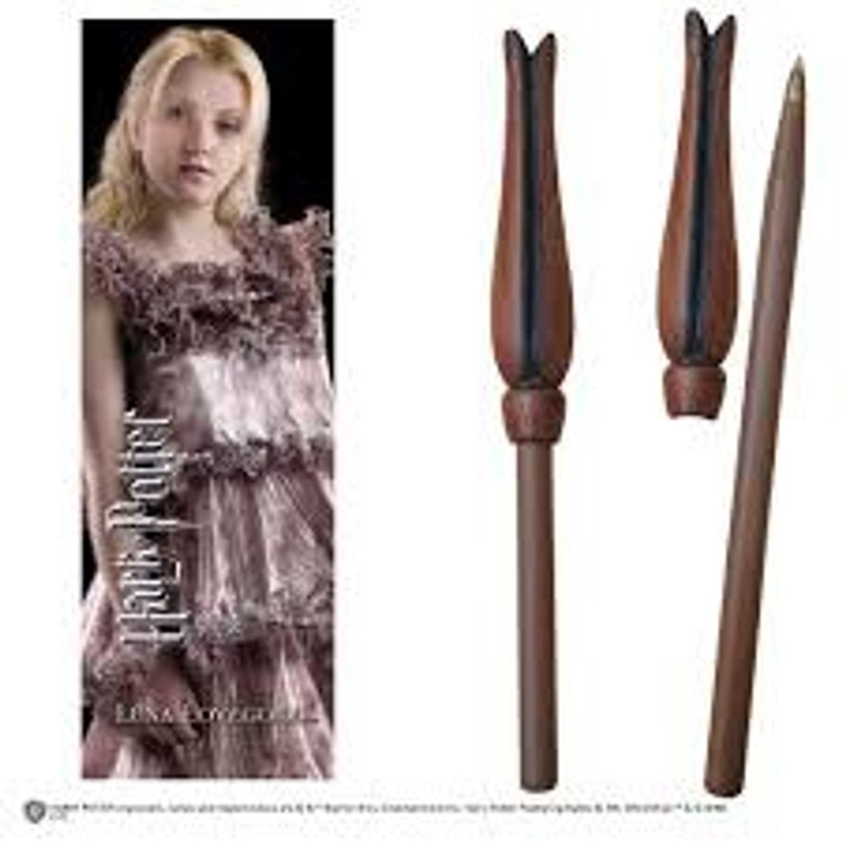 The Noble Collection Harry Potter pen en bladwijzerset luna
