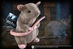The Noble Collection Harry Potter – scabbers 23 cm pluche knuffel – grijs