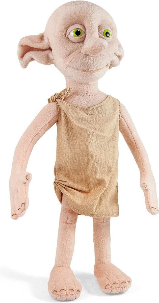 The Noble Collection Harry Potter – collectors plush figure dobby 30 cm pluche knuffel – roze/bruin