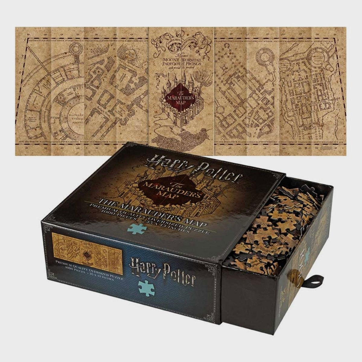 The Noble Collection Harry Potter marauder's map puzzel – 1000 stukjes