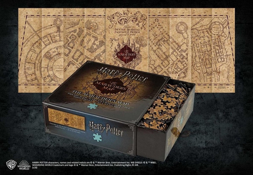 The Noble Collection Harry Potter marauder's map puzzel – 1000 stukjes