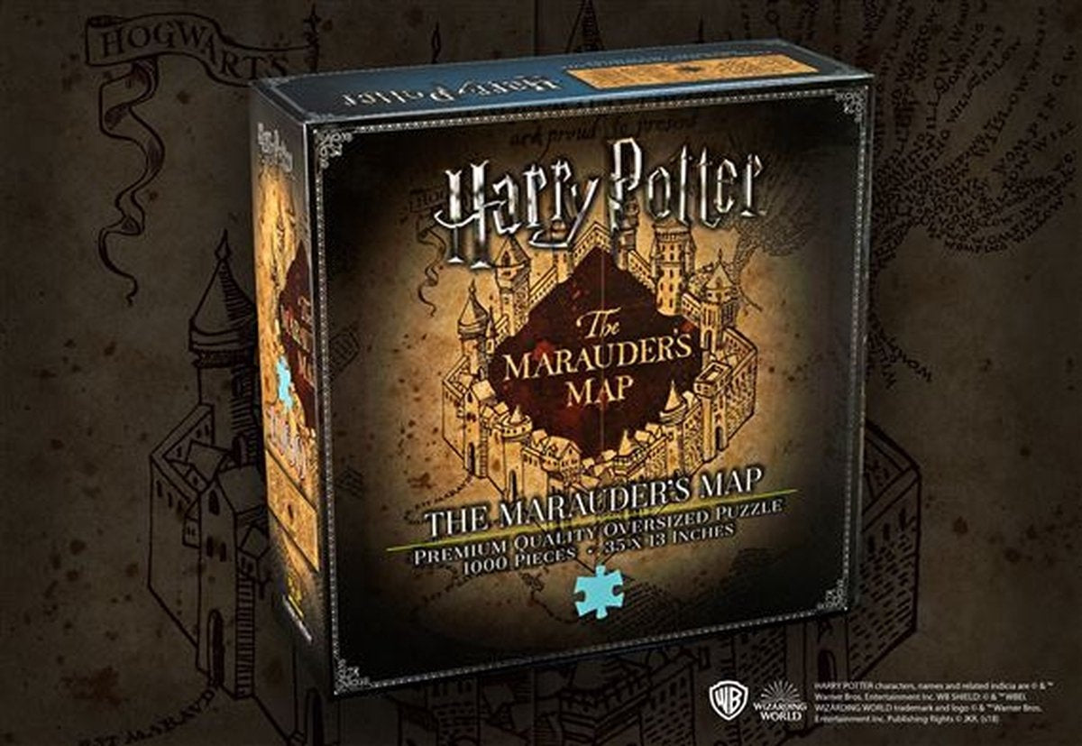 The Noble Collection Harry Potter marauder's map puzzel – 1000 stukjes