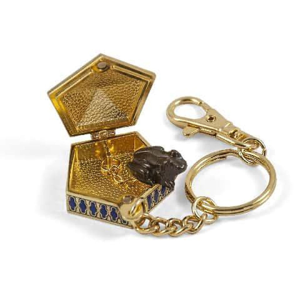 The Noble Collection Harry Potter – chocolate frog 4 cm sleutelhanger – goudkleurig