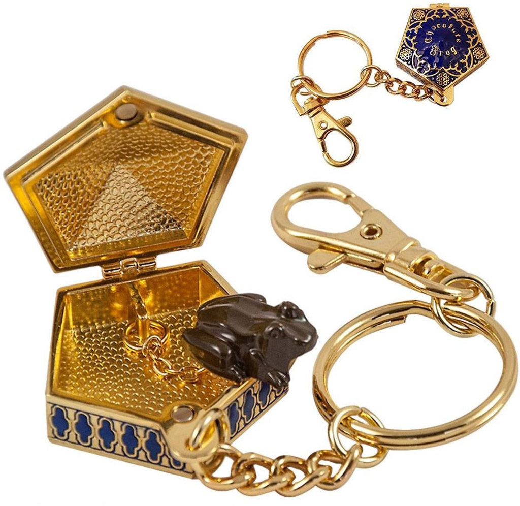 The Noble Collection Harry Potter – chocolate frog 4 cm sleutelhanger – goudkleurig