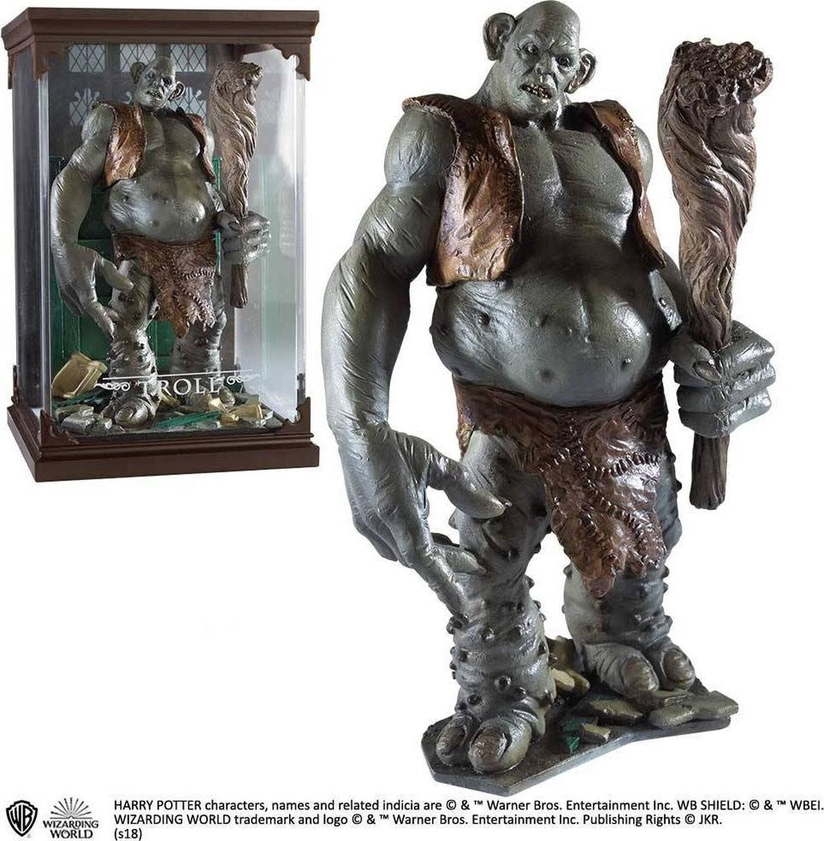 The Noble Collection Harry Potter – magical creatures figuur – troll