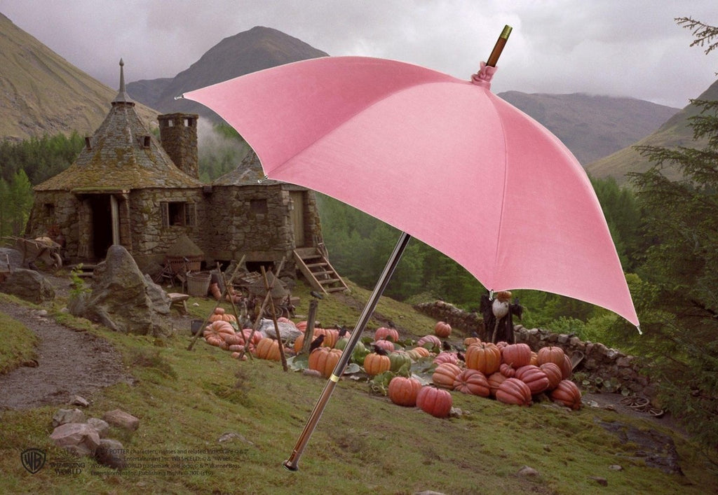 The Noble Collection Harry Potter verzamelobject rubeus hagrid umbrella wand roze – replica