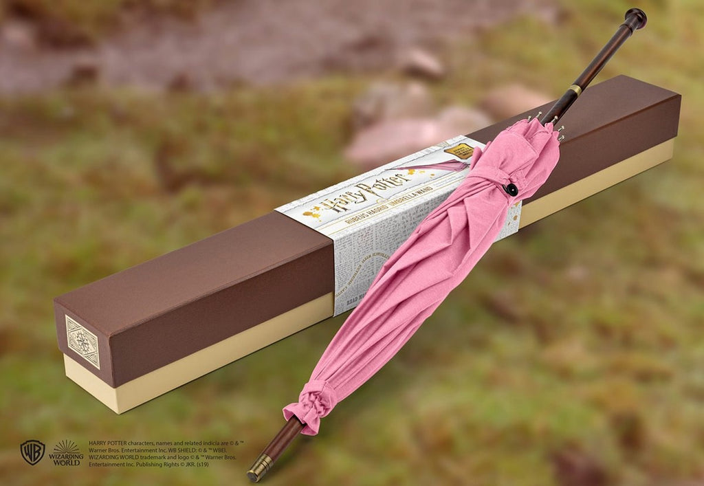 The Noble Collection Harry Potter verzamelobject rubeus hagrid umbrella wand roze – replica