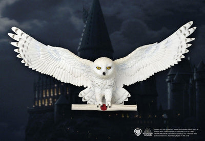 Harry Potter wandbord/wanddecoratie hedwig owl post 46 cm wit
