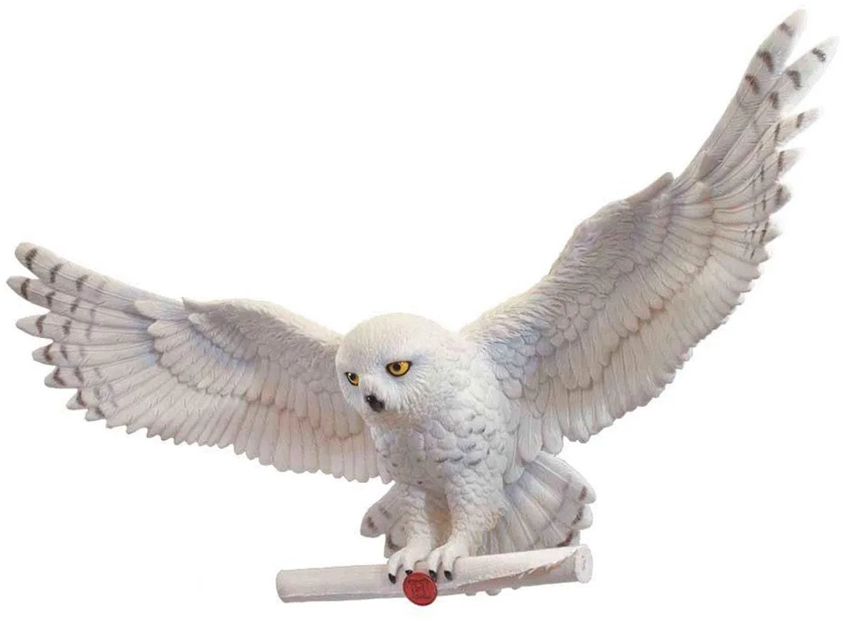 Harry Potter wandbord/wanddecoratie hedwig owl post 46 cm wit