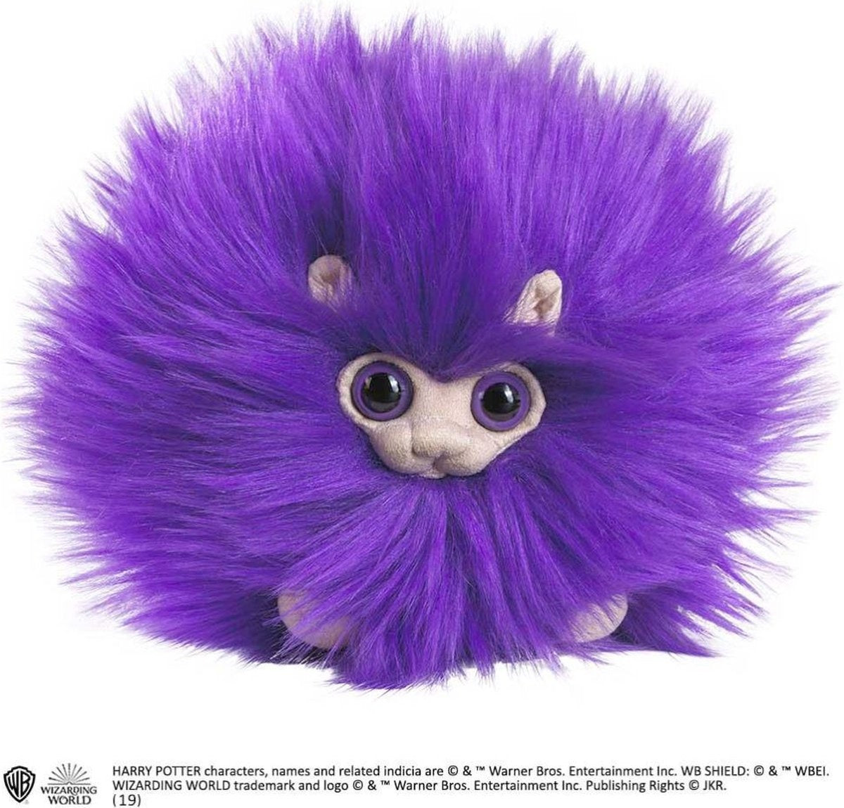 The Noble Collection Harry Potter pluche knuffel pygmy puff 15 cm – Paars