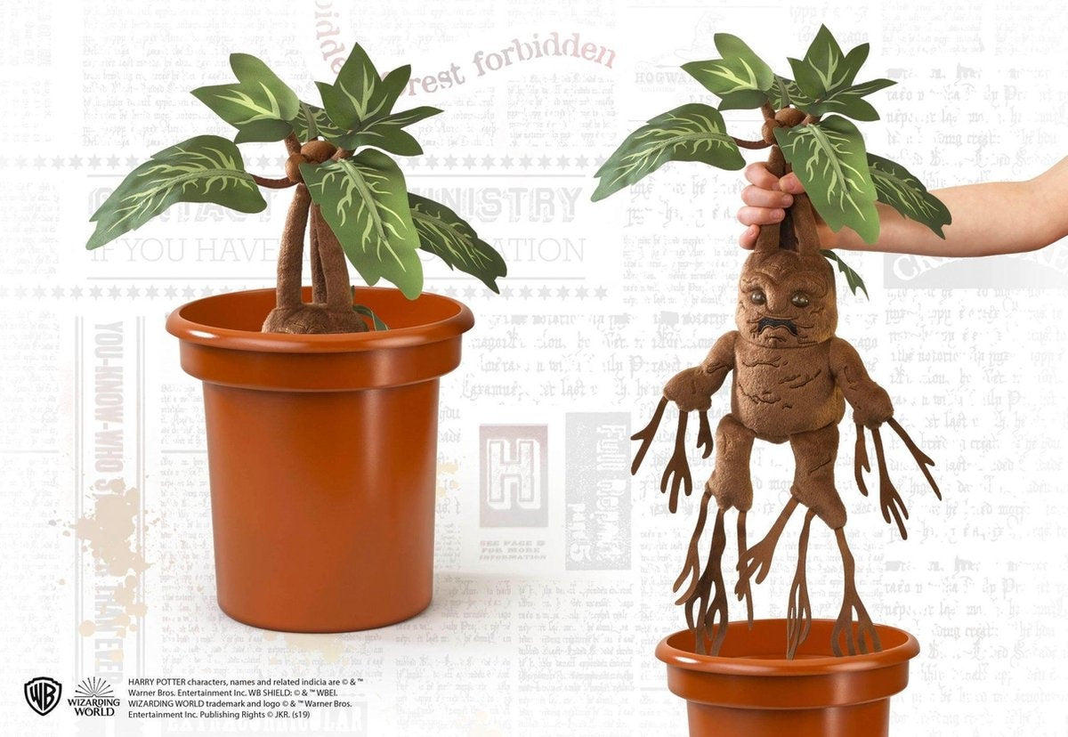 Harry Potter – mandragora elektronische interactieve pluche – knuffel