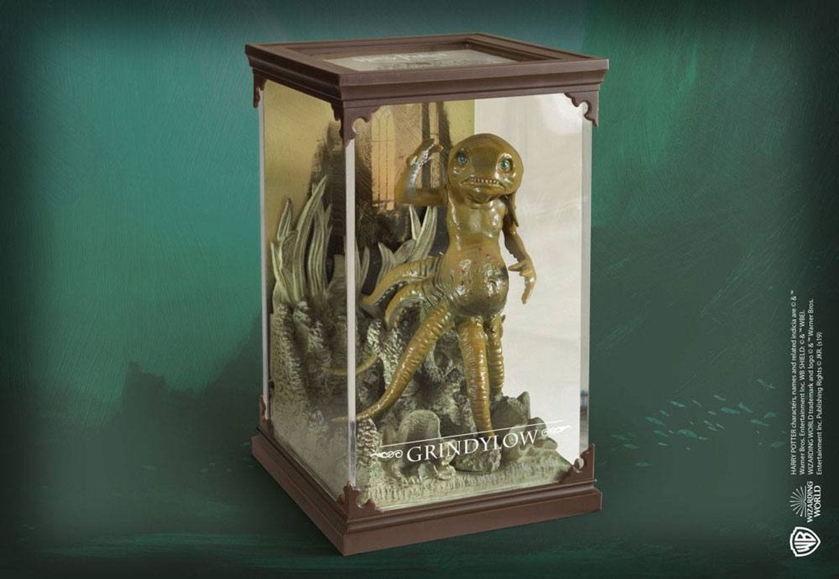 The Noble Collection Harry Potter beeld/figuur magical creatures grindylow 13 cm