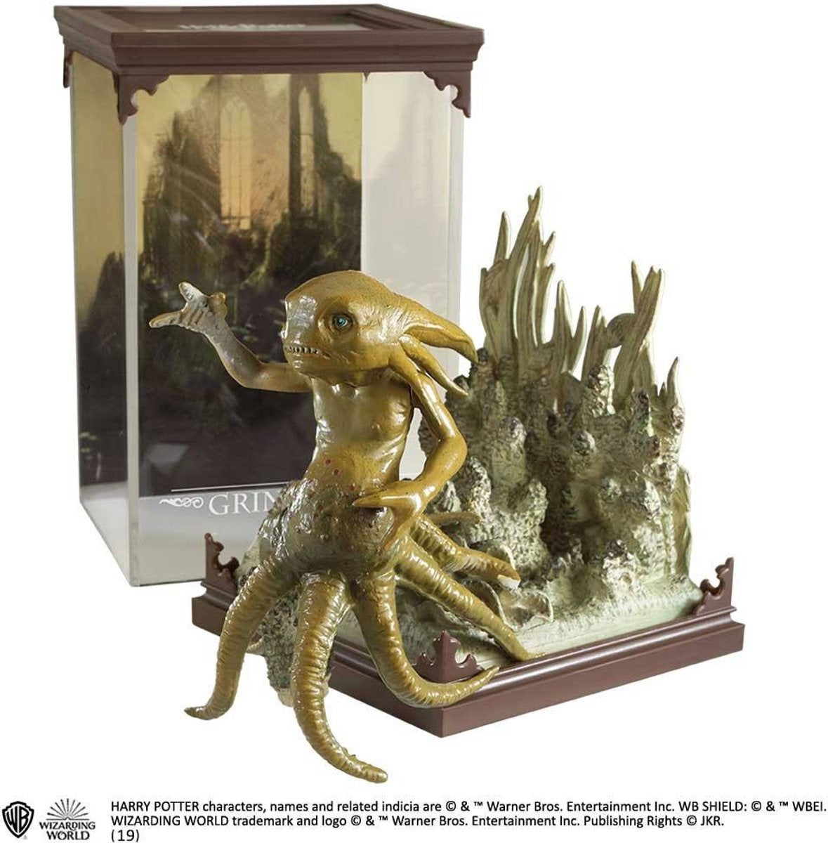 The Noble Collection Harry Potter beeld/figuur magical creatures grindylow 13 cm