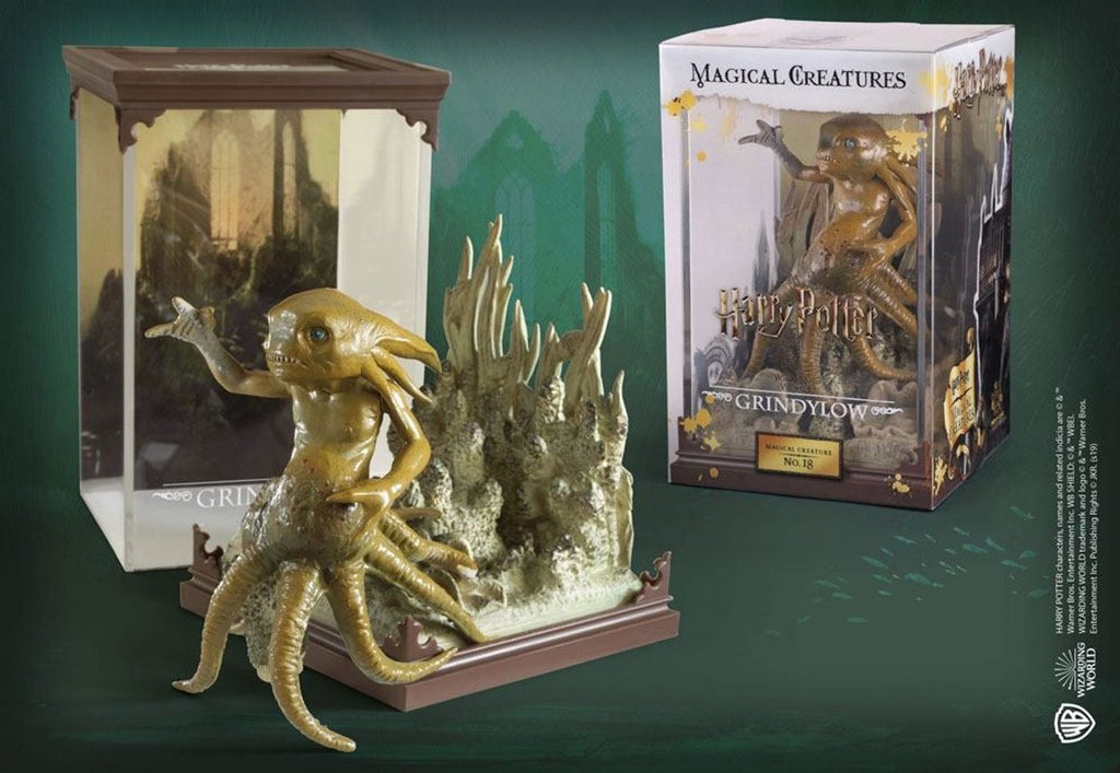 The Noble Collection Harry Potter beeld/figuur magical creatures grindylow 13 cm