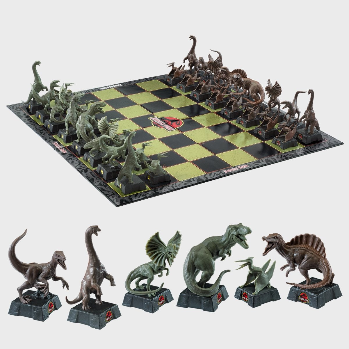 The Noble Collection universal – bordspel – jurassic park schaakset