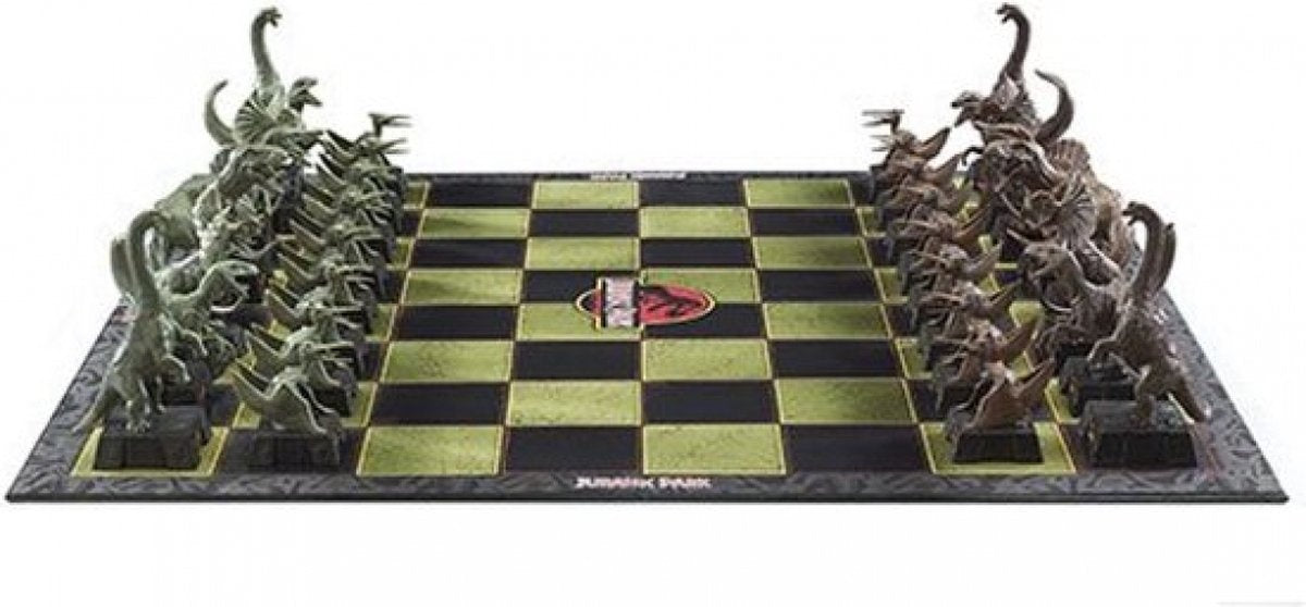 The Noble Collection universal – bordspel – jurassic park schaakset