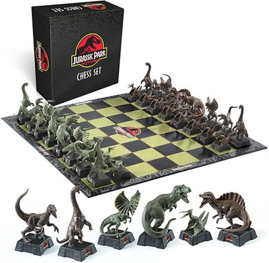The Noble Collection universal – bordspel – jurassic park schaakset