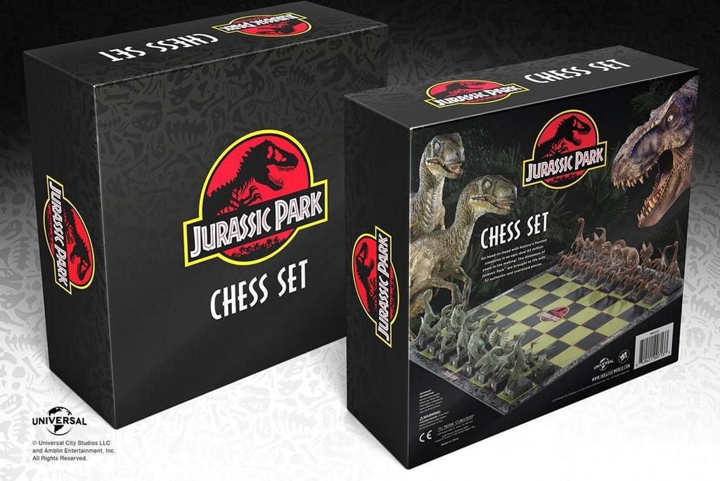 The Noble Collection universal – bordspel – jurassic park schaakset