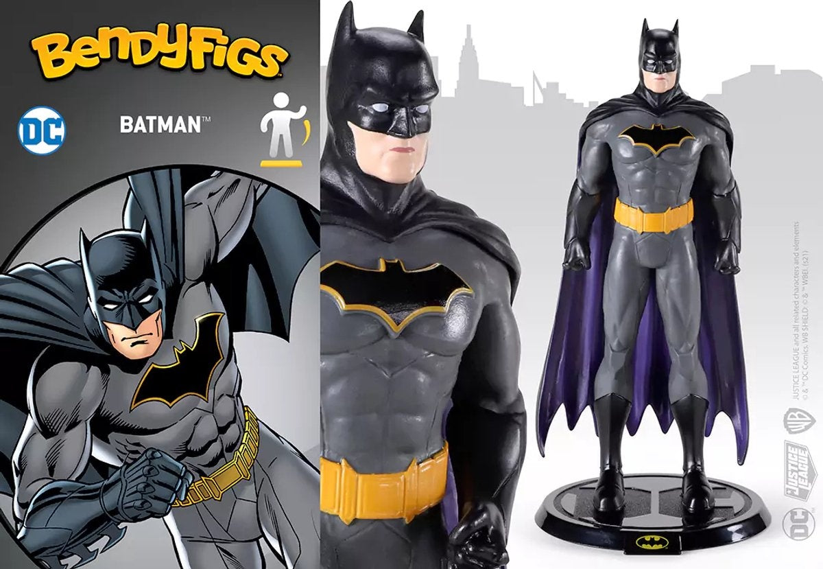The Noble Collection DC Comics bendyfigs bendable figure Batman 19 cm mini-figuur