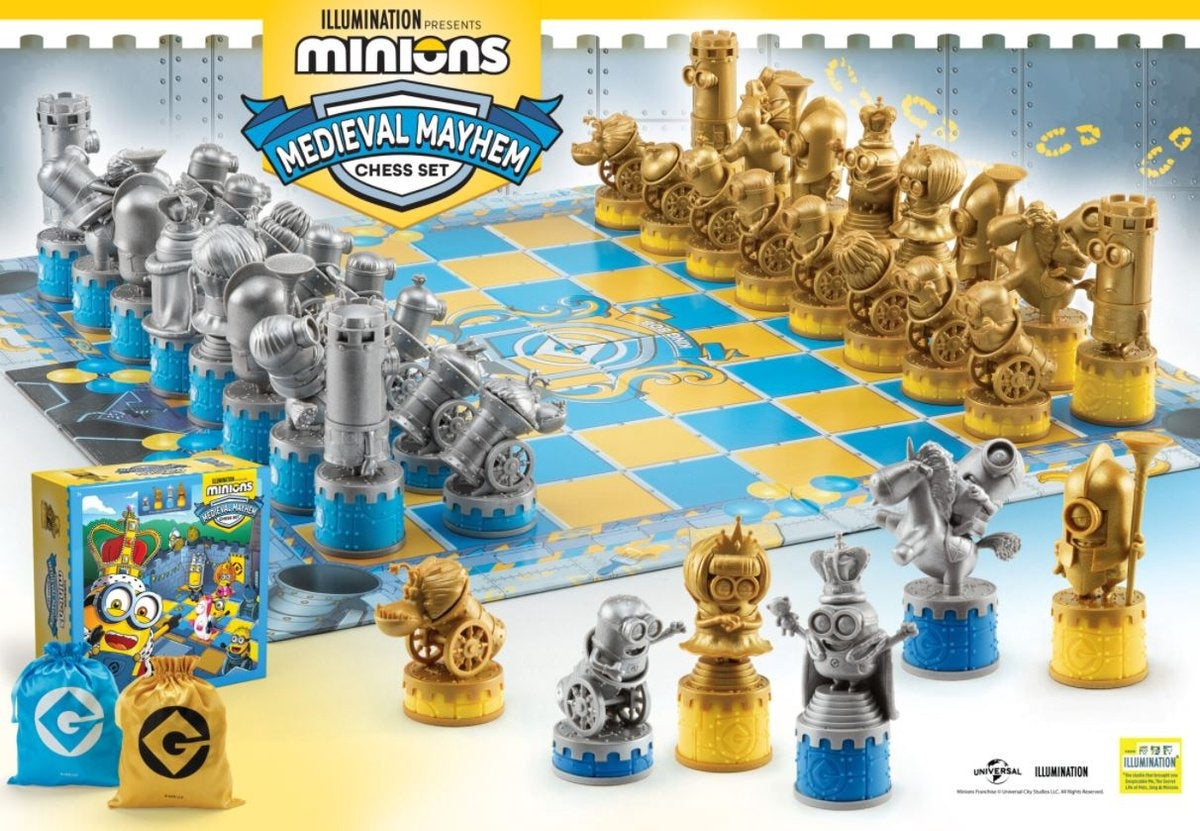 Schaakset minions "medieval mayhem" in box