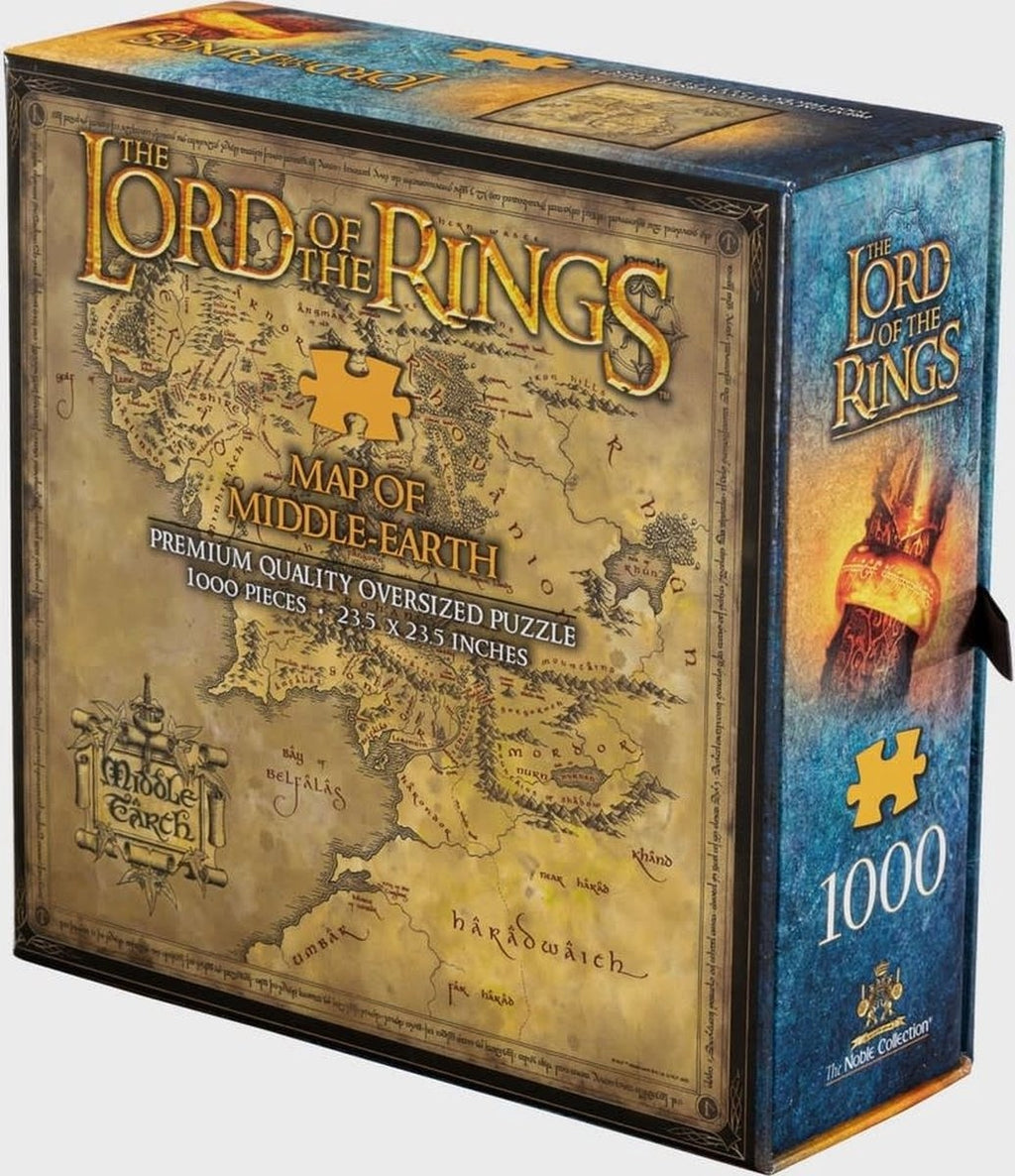 The Noble Collection the lord of the rings – middle earth (1000 pieces) puzzel