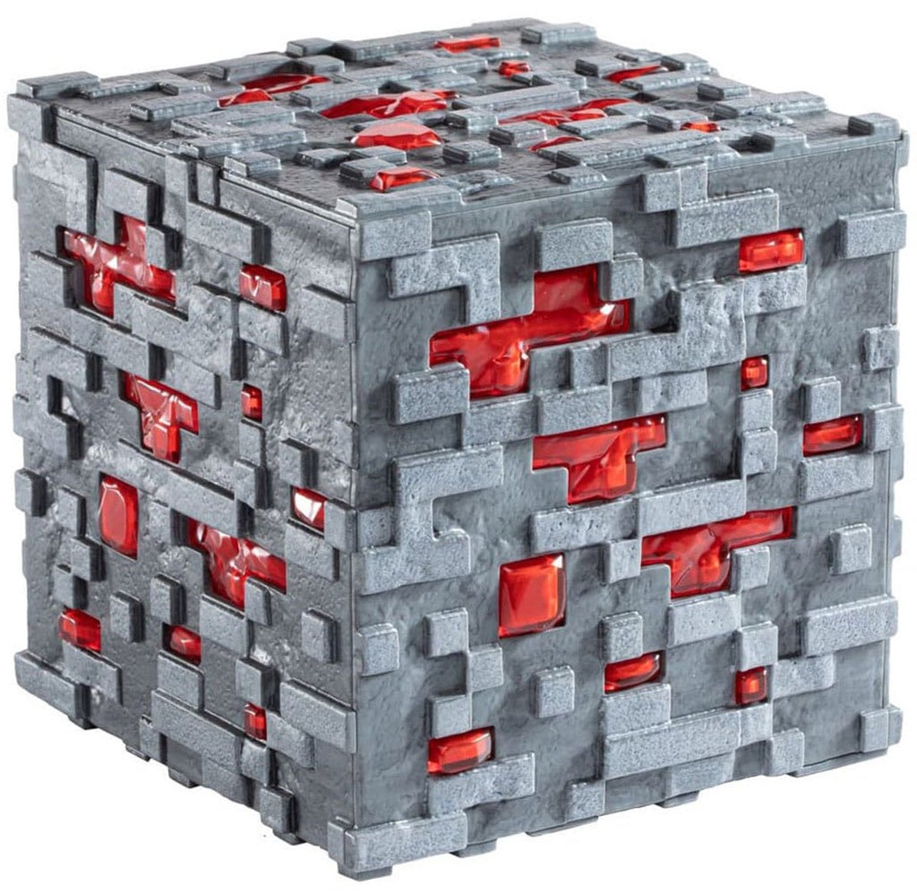 Minecraft: illuminating redstone ore cube