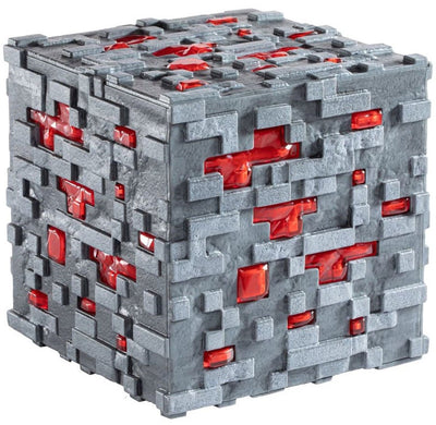 Minecraft: illuminating redstone ore cube