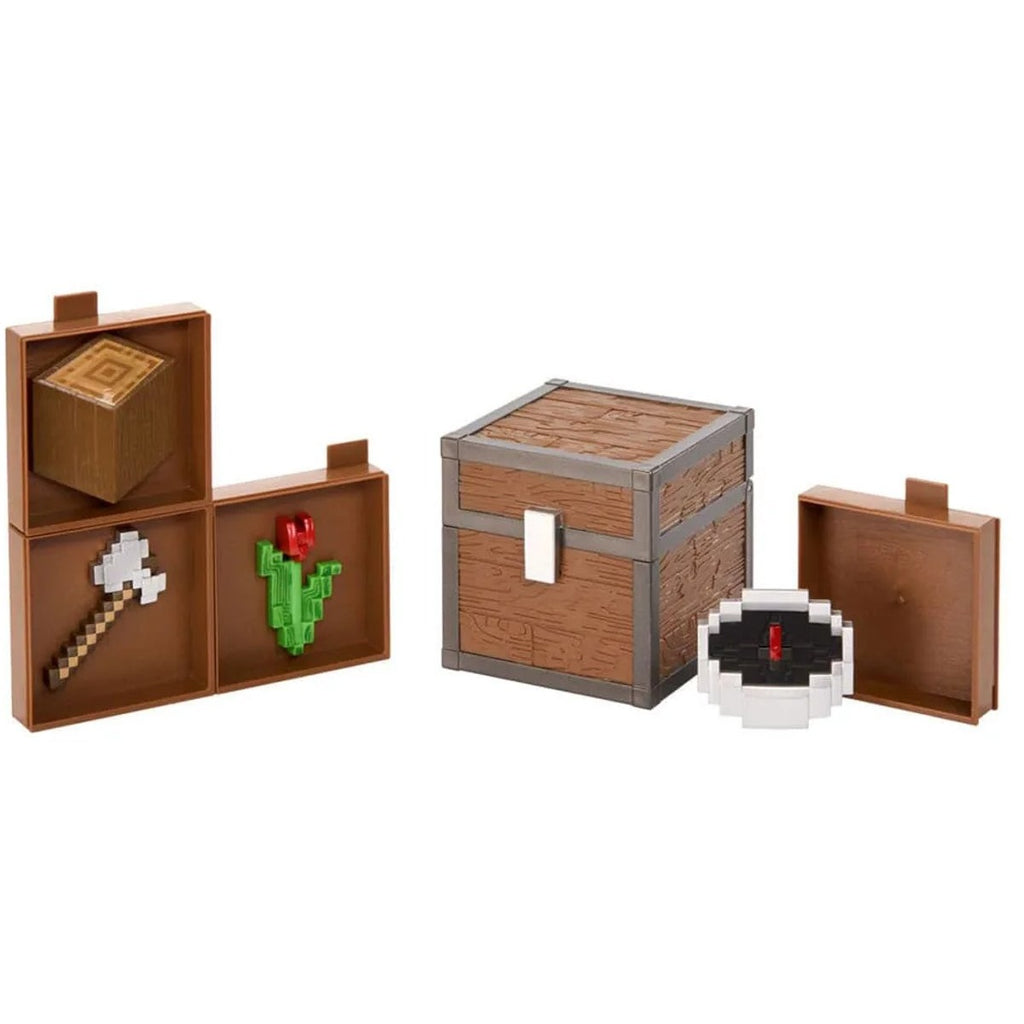 The Noble Collection minecraft loot chest forest 10 cm replica: down-scaled