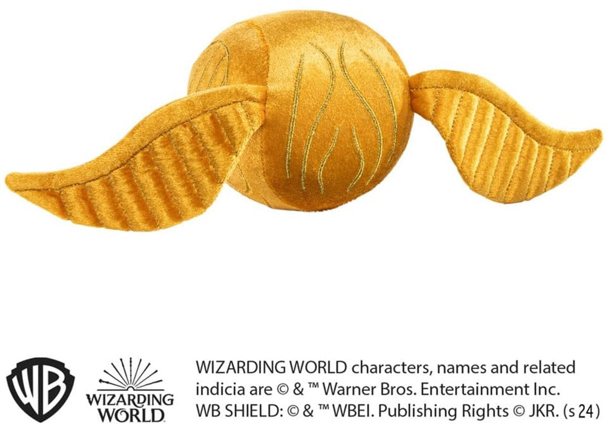 The Noble Collection Harry Potter knuffel figure golden snitch – goude snaai 10 cm knuffeles
