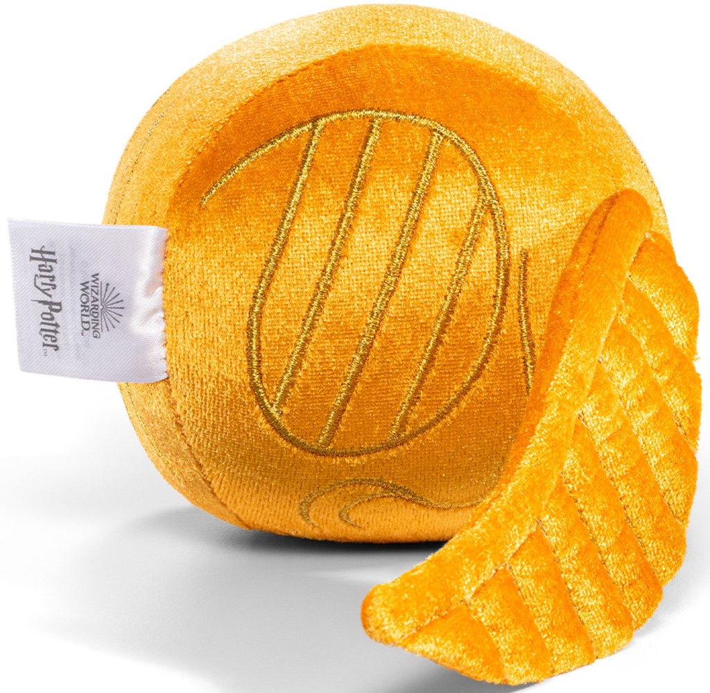 The Noble Collection Harry Potter – knuffel – golden snitch crest kussen