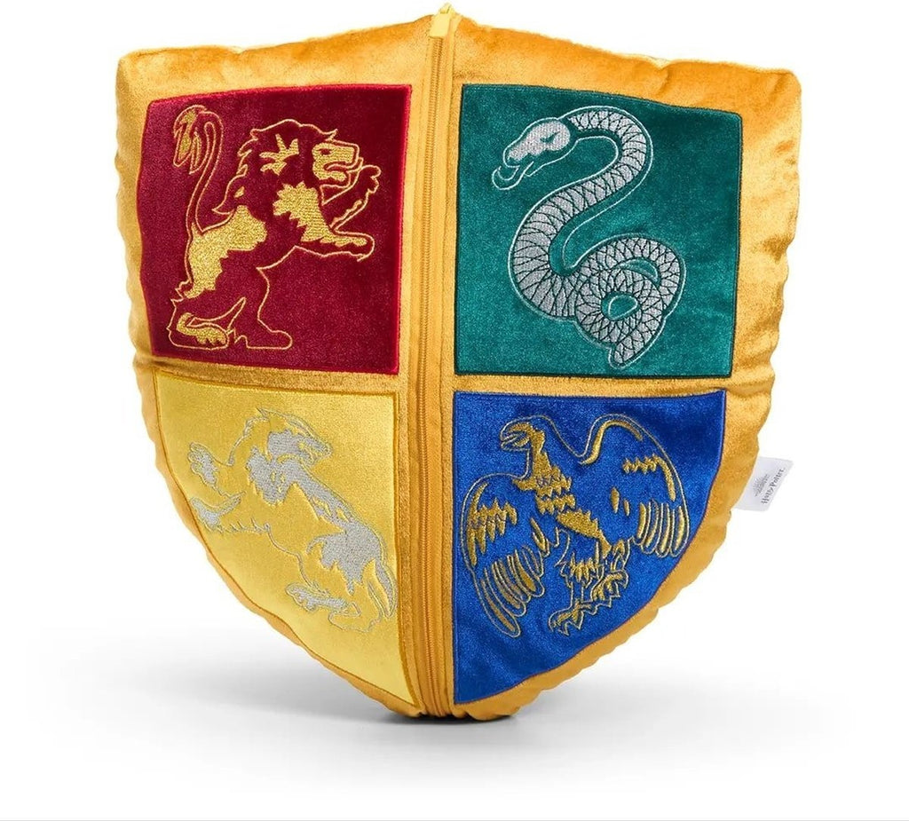 The Noble Collection Harry Potter – knuffel – golden snitch crest kussen
