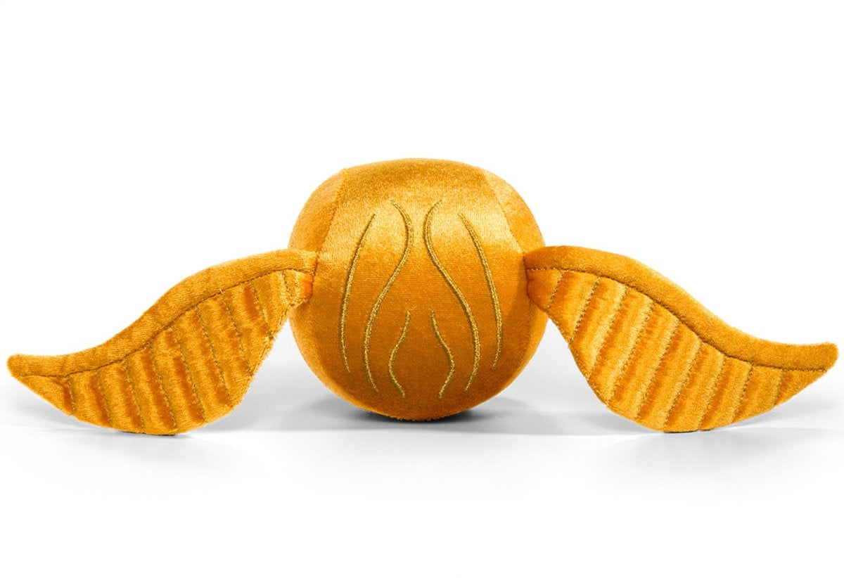 The Noble Collection Harry Potter – knuffel – golden snitch crest kussen