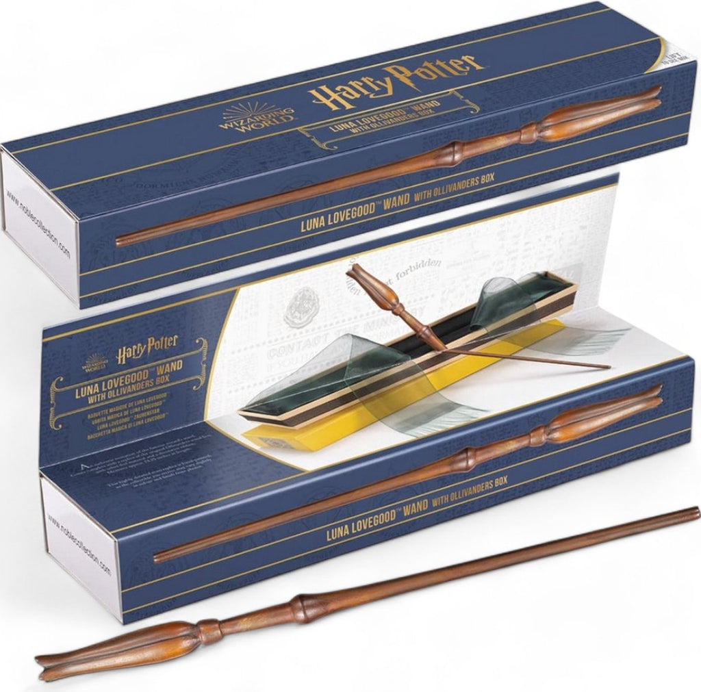 The Noble Collection Harry Potter – replica – luna lovegood wand in ollivanders box