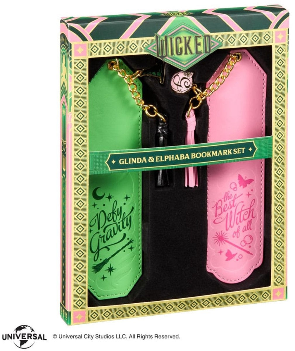 Wicked glinda en elphaba bladwijzer set