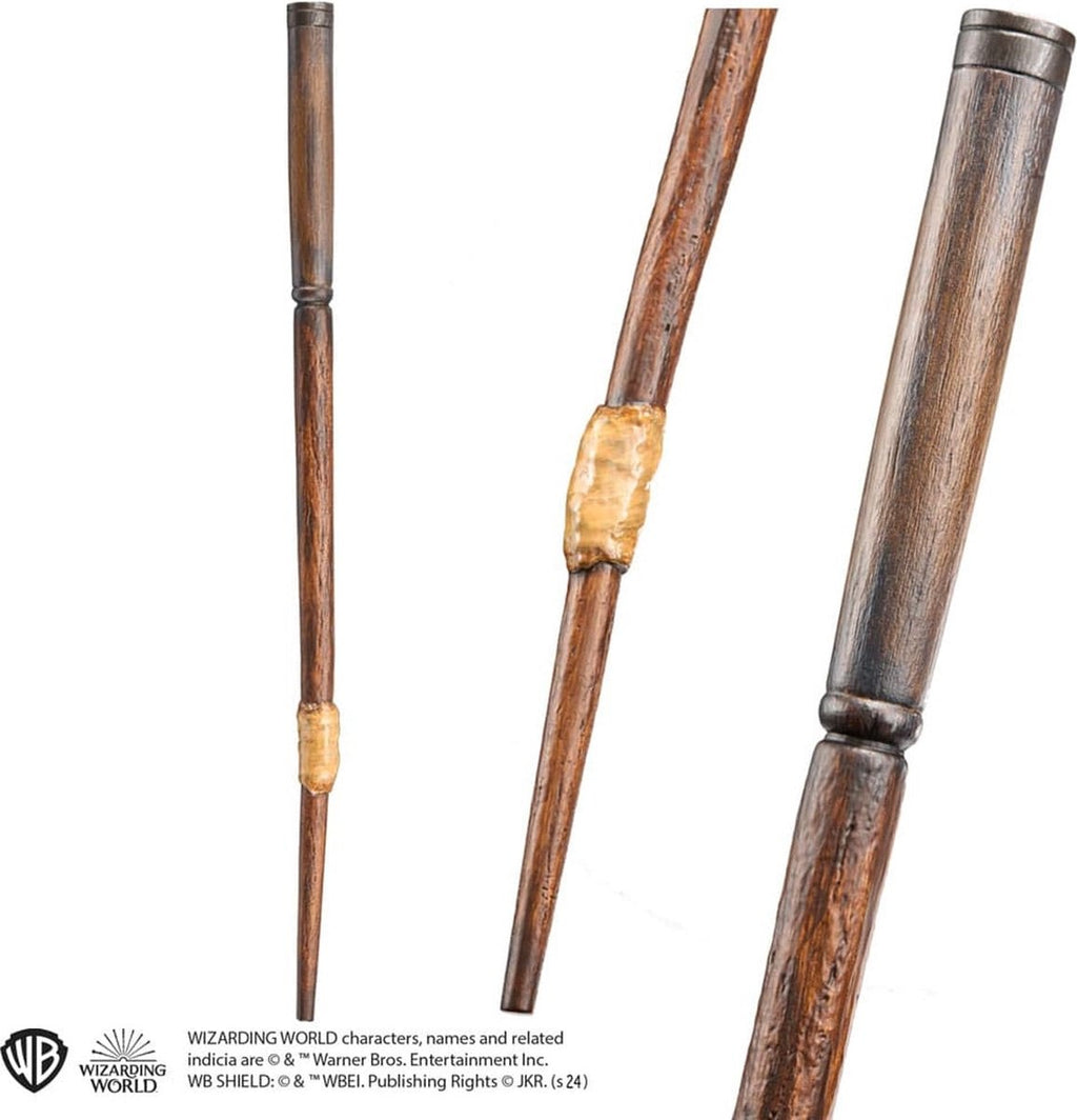 The Noble Collection Harry Potter: ron weasley – ron wemel's first broken toverstaf – toverstok toverstok replica (33cm) – ollivander box replica
