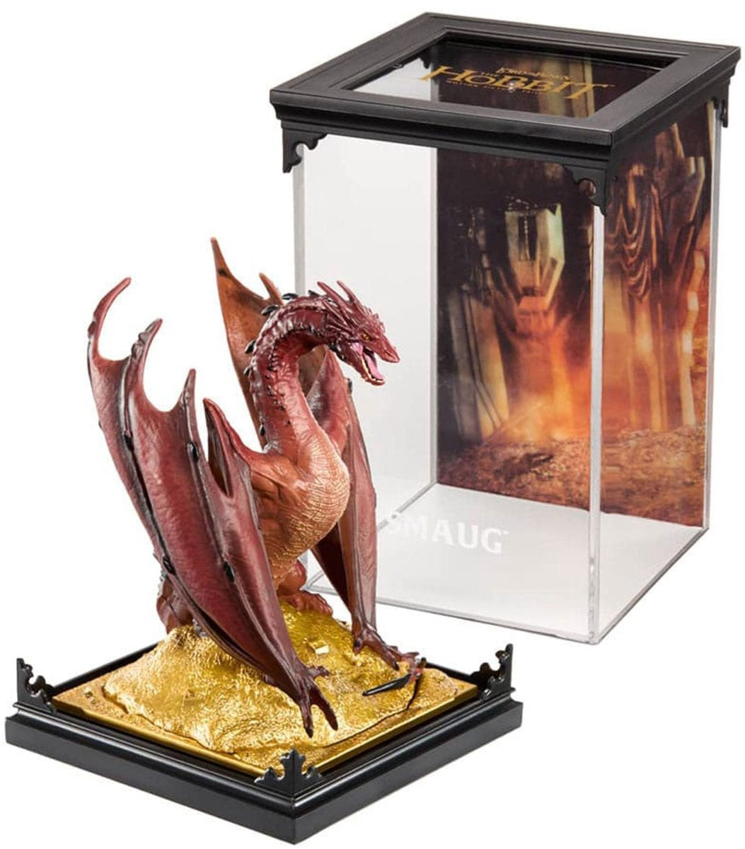 The Noble Collection lord of the rings diorama figure smaug 17 cm beeld